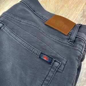 Faherty Men's Stretch Terry 5 Pocket pants Color Slate Size 33